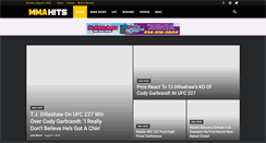 Desktop Screenshot of mmahits.com
