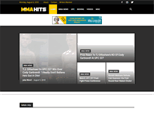 Tablet Screenshot of mmahits.com
